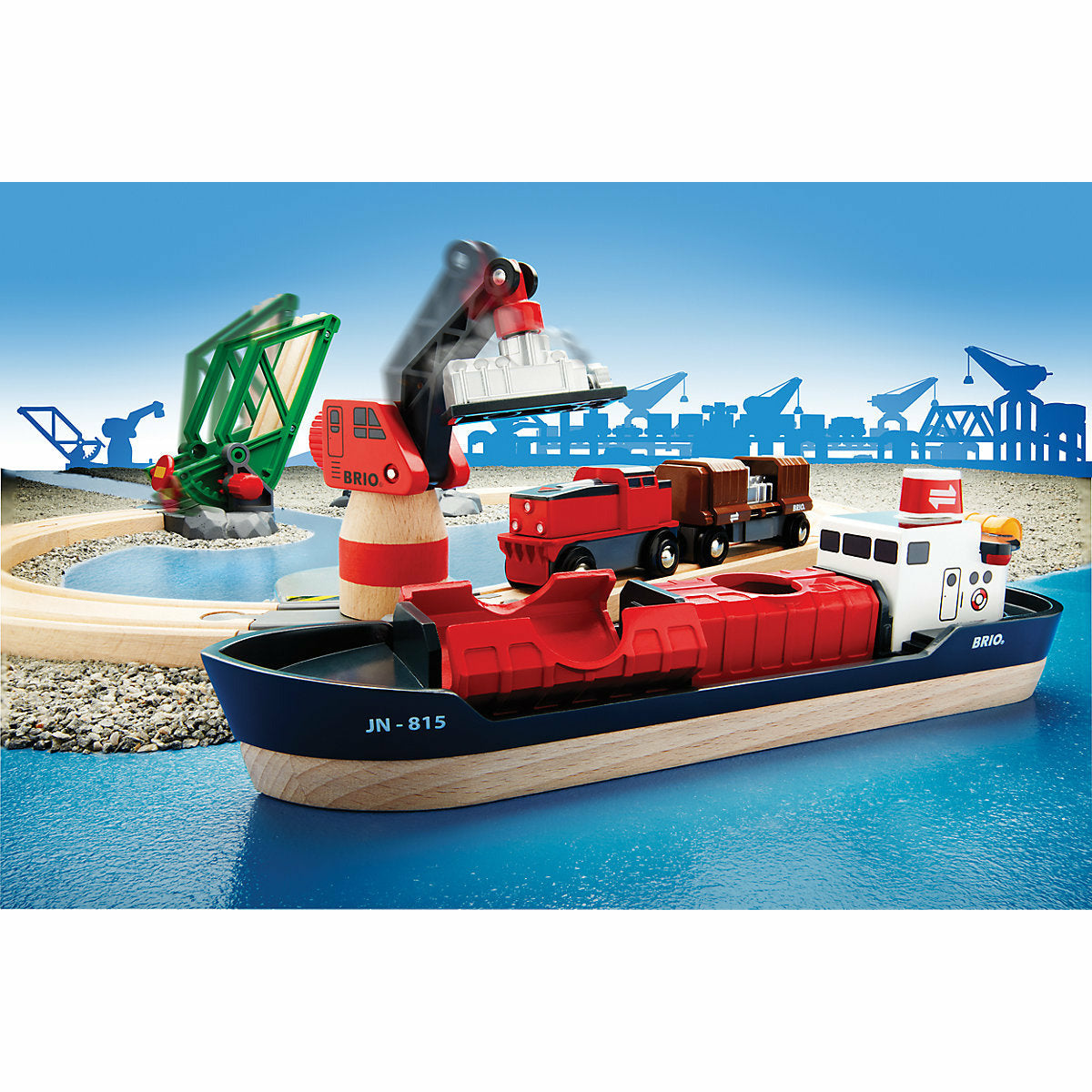 BRIO Container Hafen Set