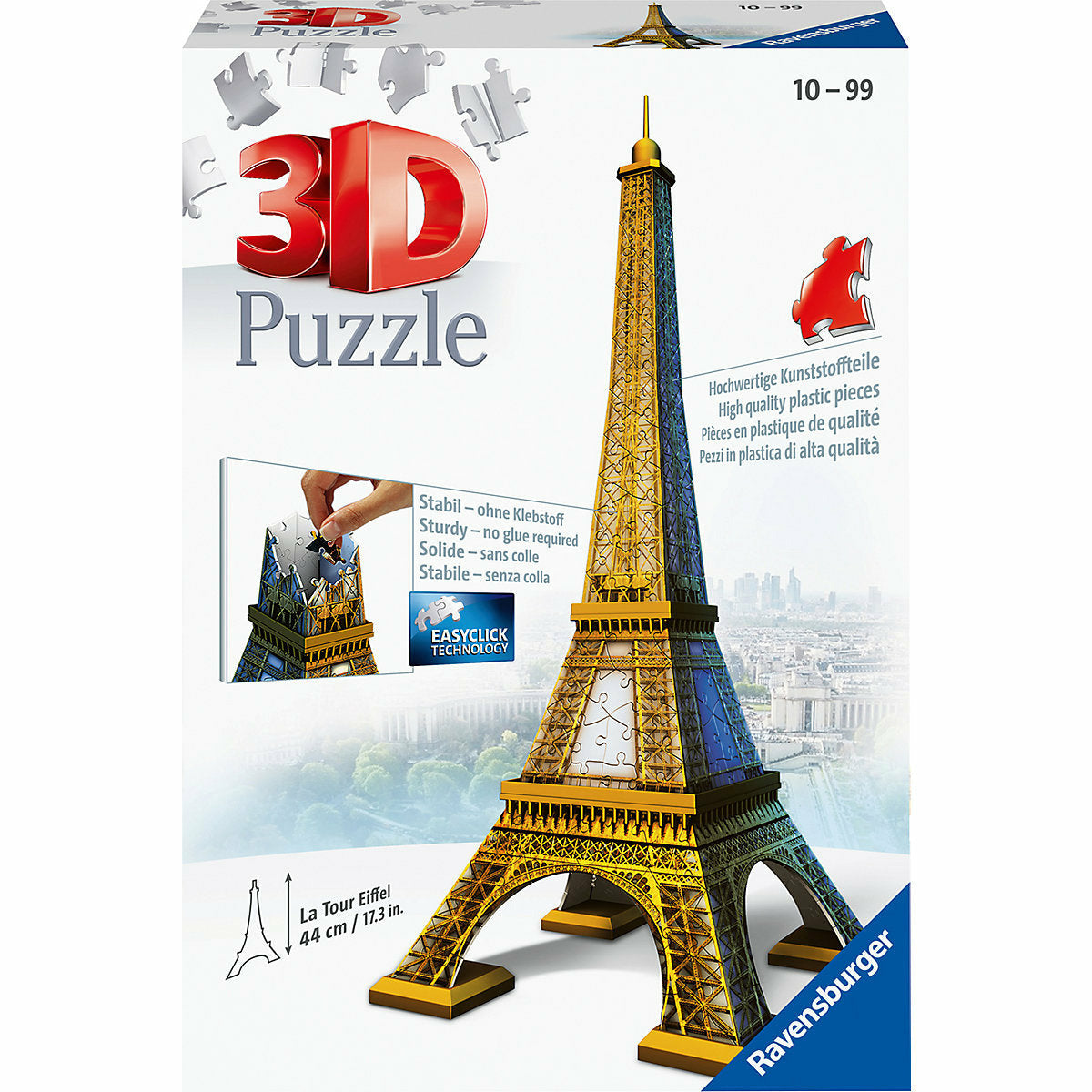 Ravensburger 3D-Puzzle, H44 cm, 216 Teile.  Eiffelturm