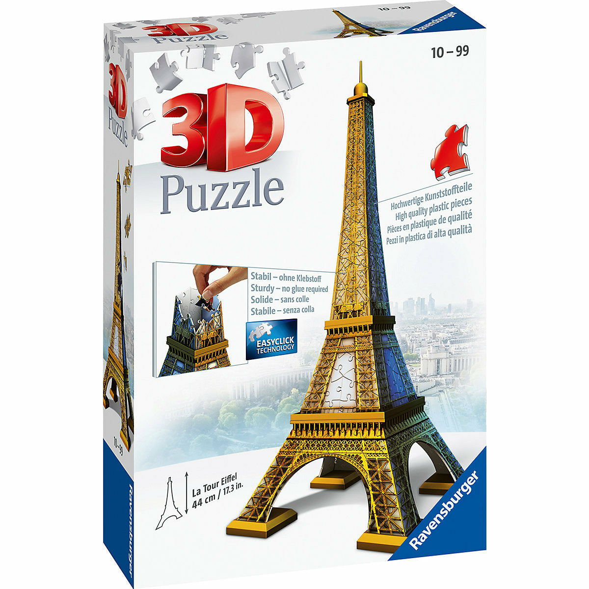 Ravensburger 3D-Puzzle, H44 cm, 216 Teile.  Eiffelturm