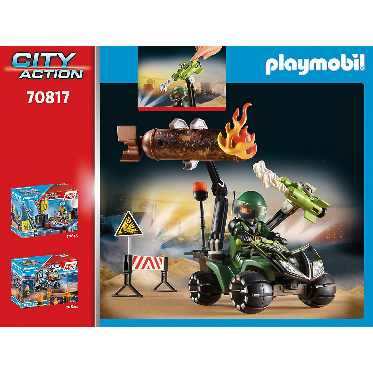 Playmobil 70817 Starter Pack Polizei: Gefahrentraining