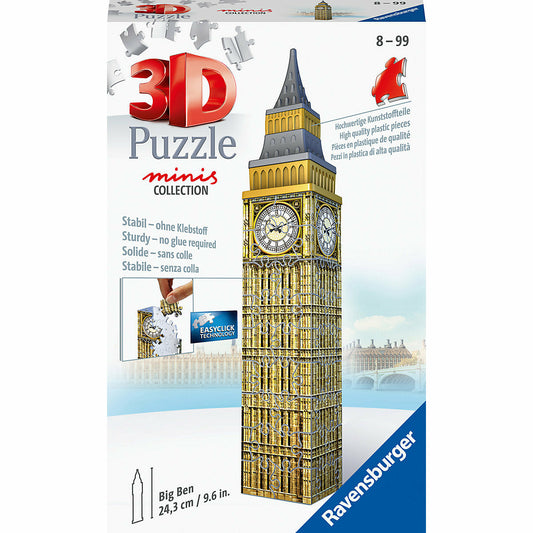 Ravensburger Ravensburger 3D Puzzle 11246 - Mini Big Ben - 54 Teile - ab 8 Jahren