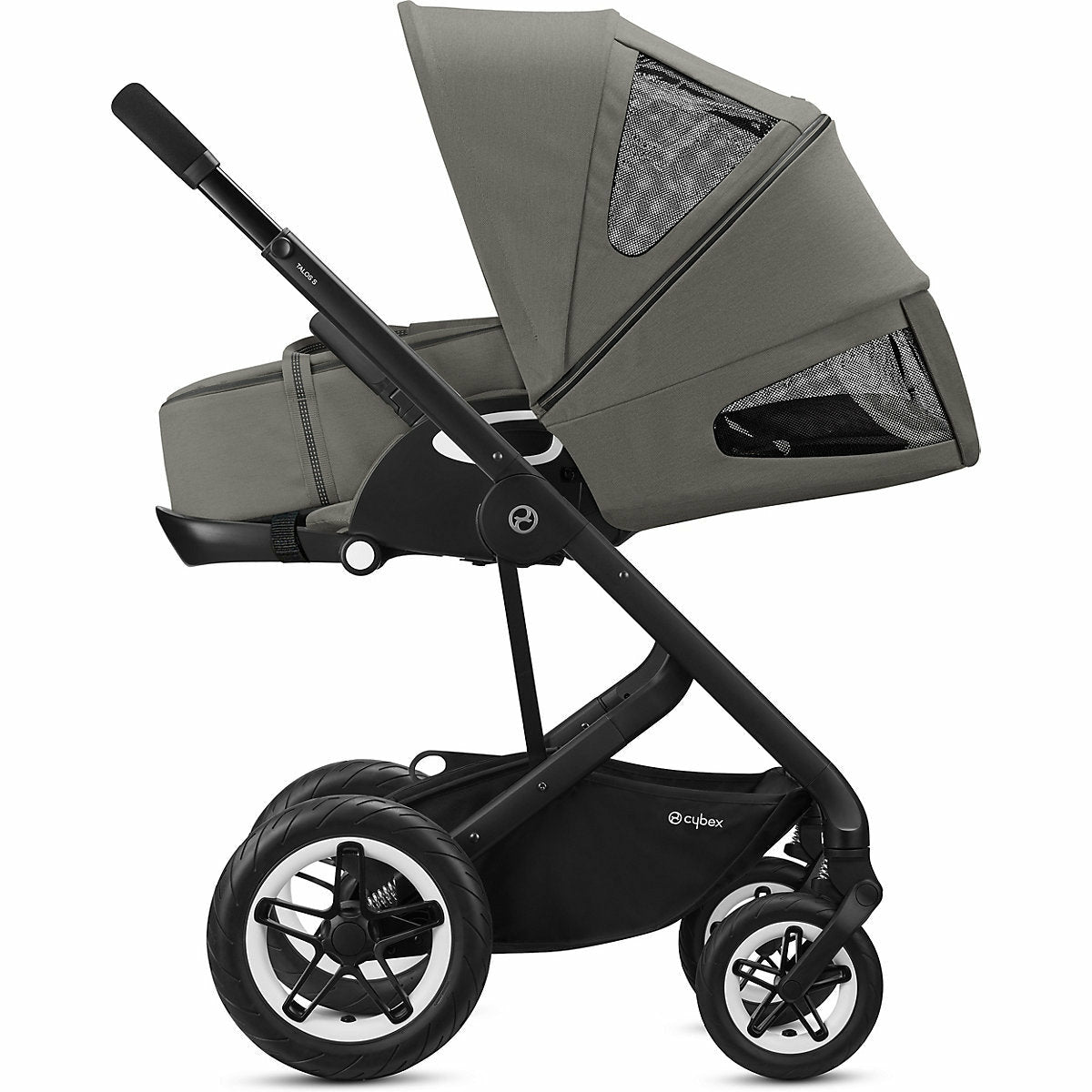 CYBEXKombi Kinderwagen Talos S Lux, 3-in-1, Soho Grey