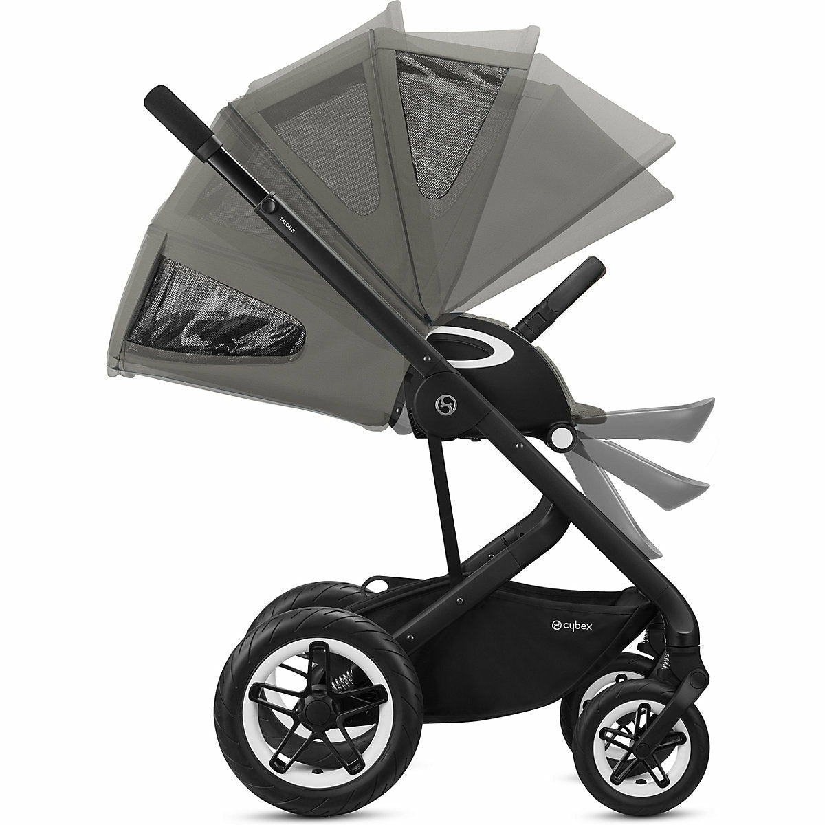 CYBEXKombi Kinderwagen Talos S Lux, 3-in-1, Soho Grey