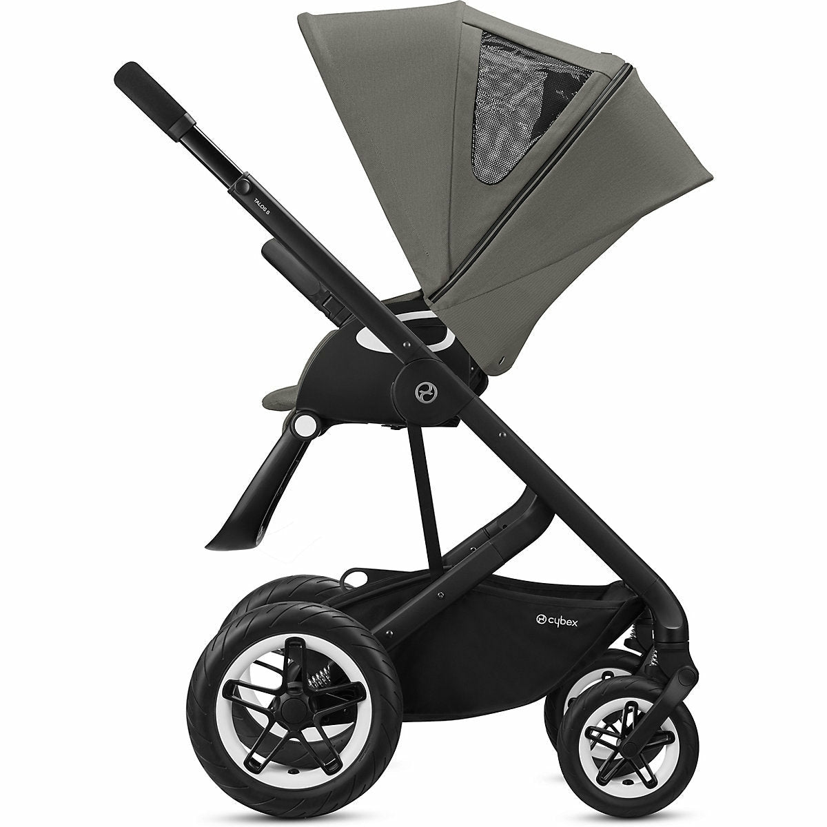 CYBEXKombi Kinderwagen Talos S Lux, 3-in-1, Soho Grey