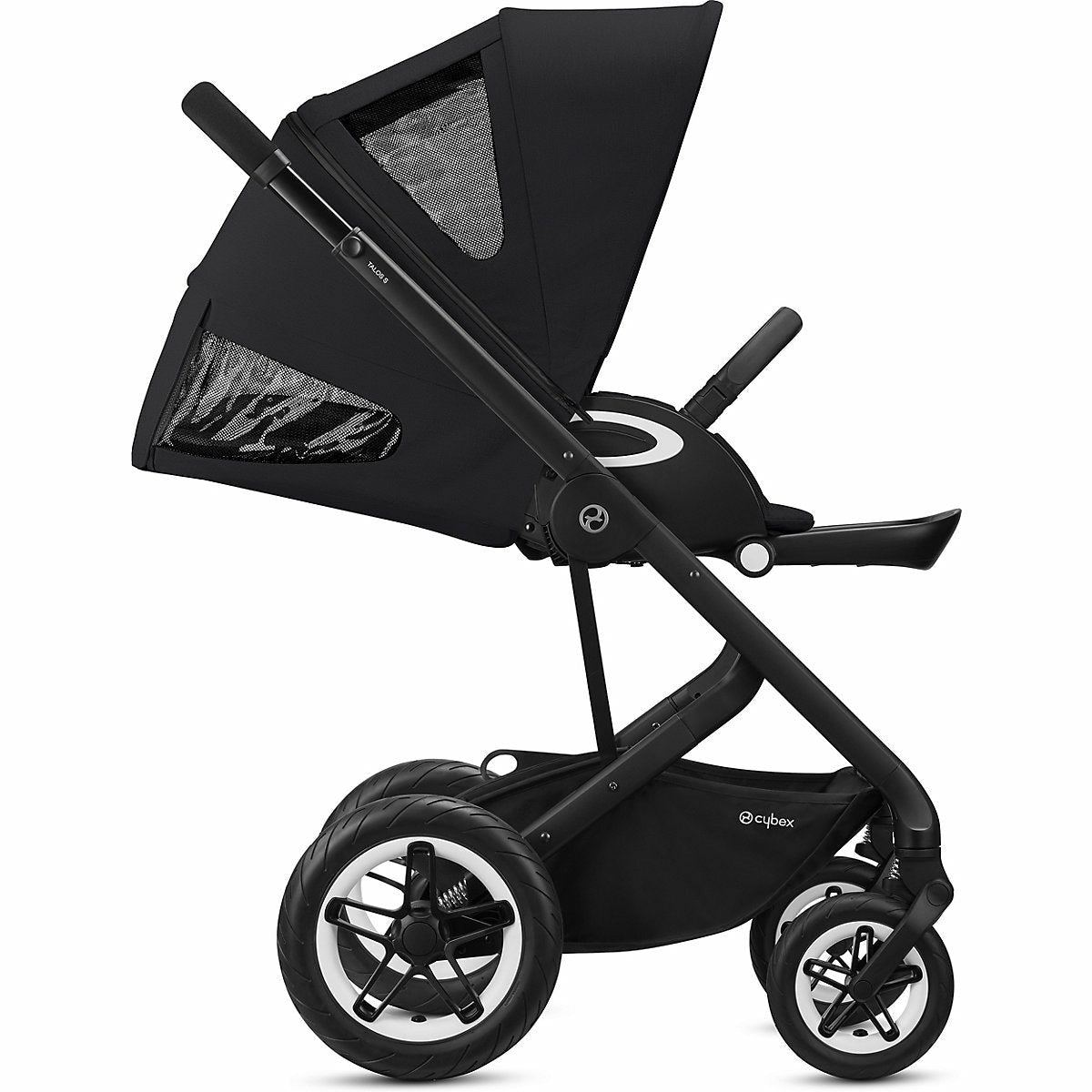 CYBEXKombi Kinderwagen Talos S Lux, 3-in-1, Deep Black