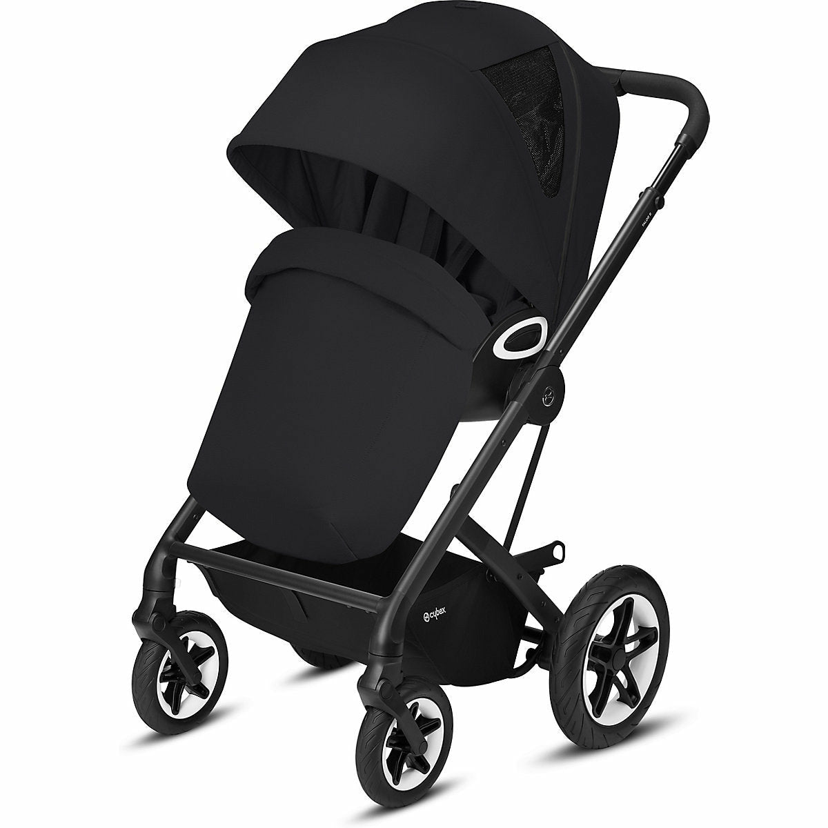 CYBEXKombi Kinderwagen Talos S Lux, 3-in-1, Deep Black