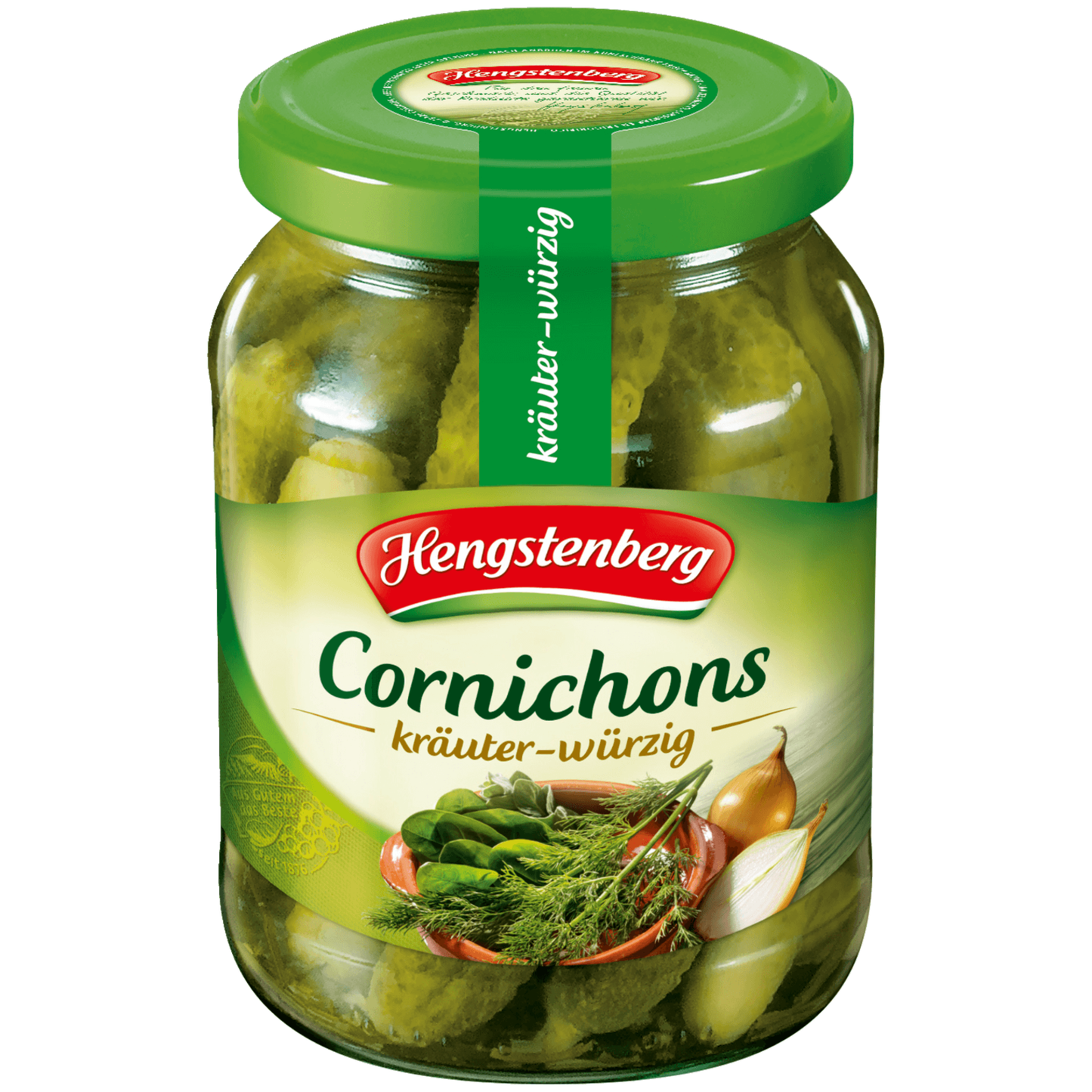 Hengstenberg Kräuter Cornichons 190g