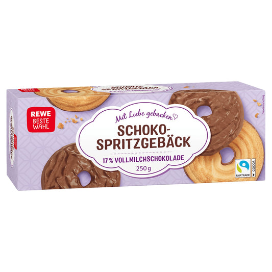 REWE Beste Wahl Schoko-Spritzgebäck 250g