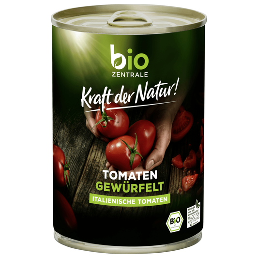 Biozentrale Bio Tomaten gewürfelt 400g