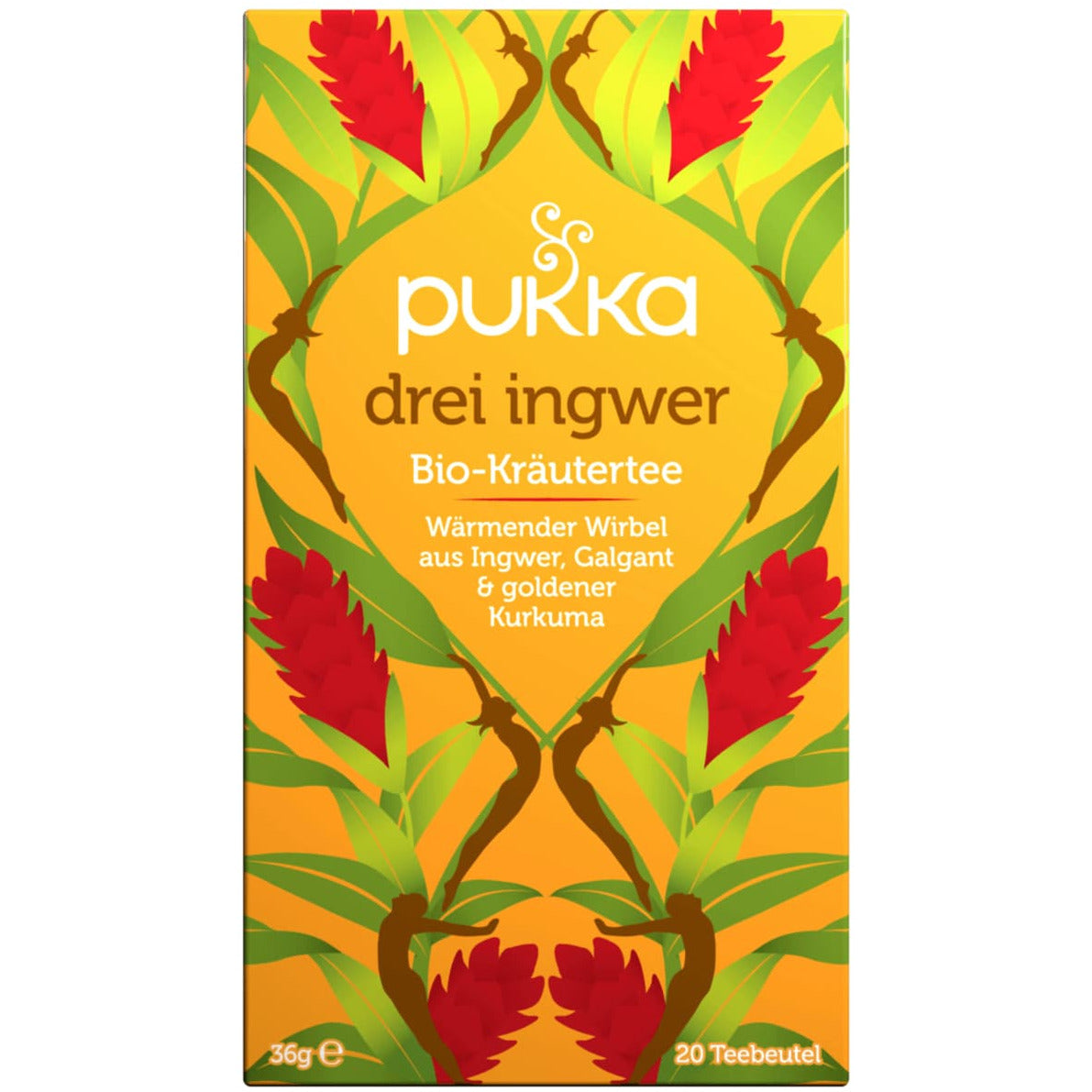 Pukka Drei Bio Ingwer Tee 20 Beutel