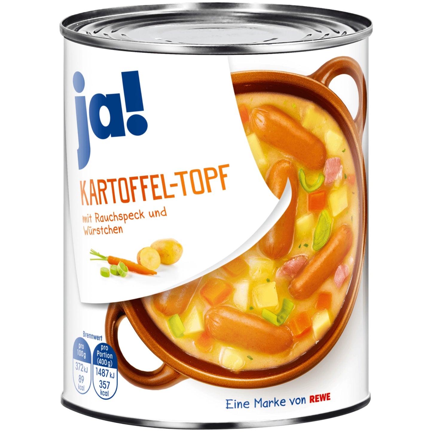 ja! Kartoffeltopf mit Würstchen 800g