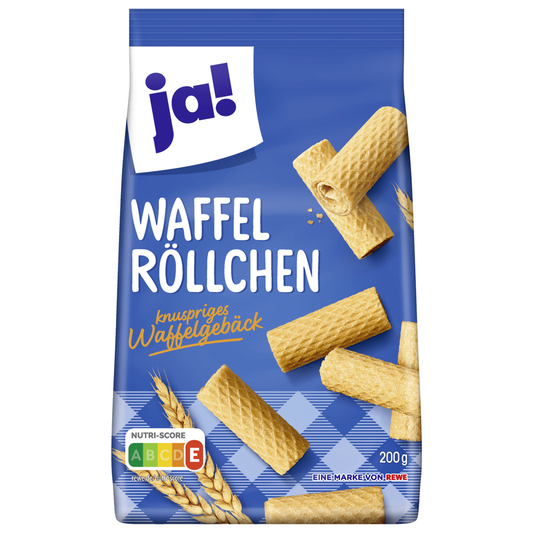 ja! Waffelröllchen 200g