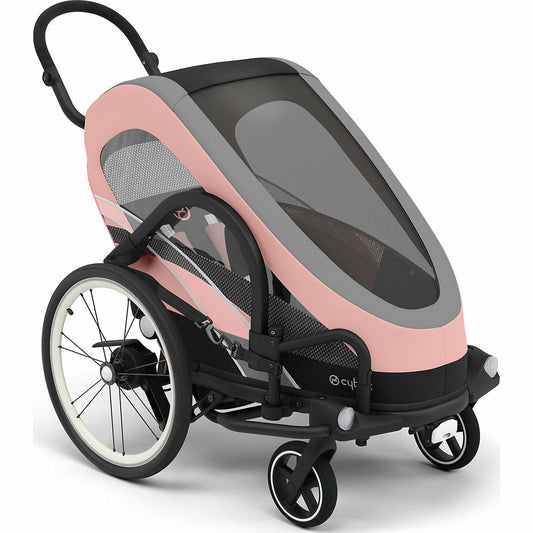 CYBEX 자전거 트레일러 제노바이크 One Box BLPI S/Silver Pink-light pink PU1