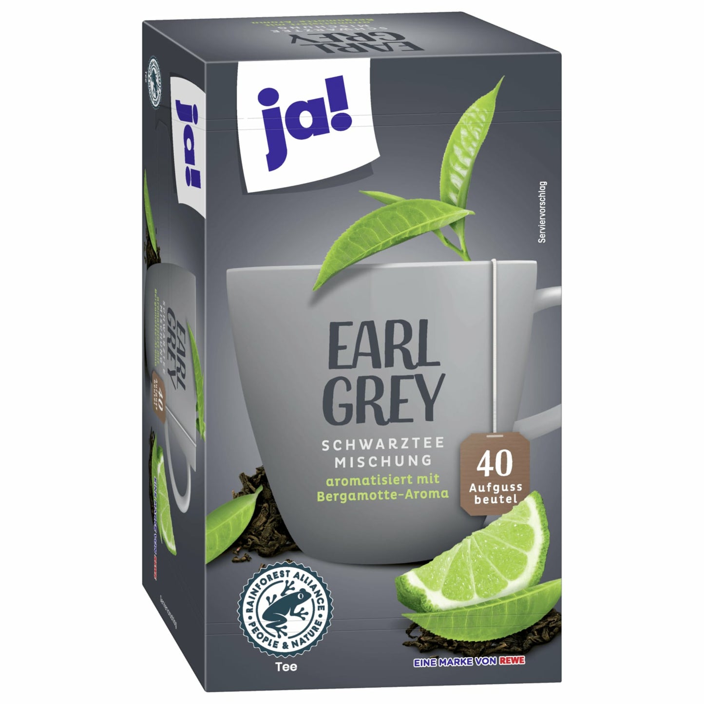 ja! Earl Grey Tee 70g, 40 Beutel