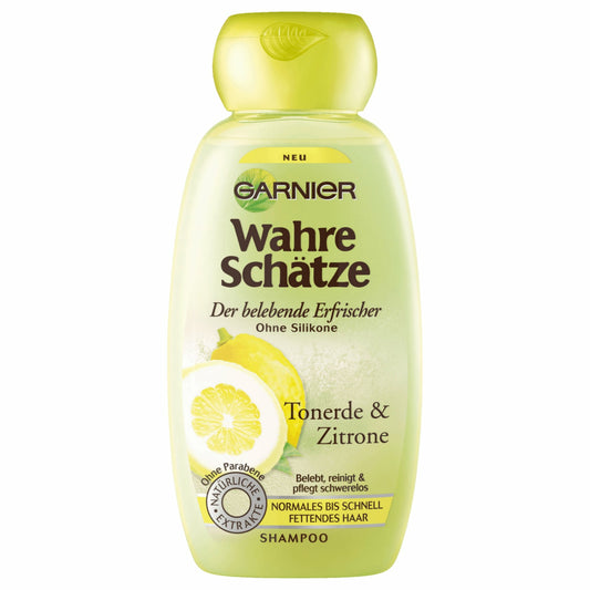 Garnier Wahre Schätze Shampoo Tonerde & Zitrone 250ml