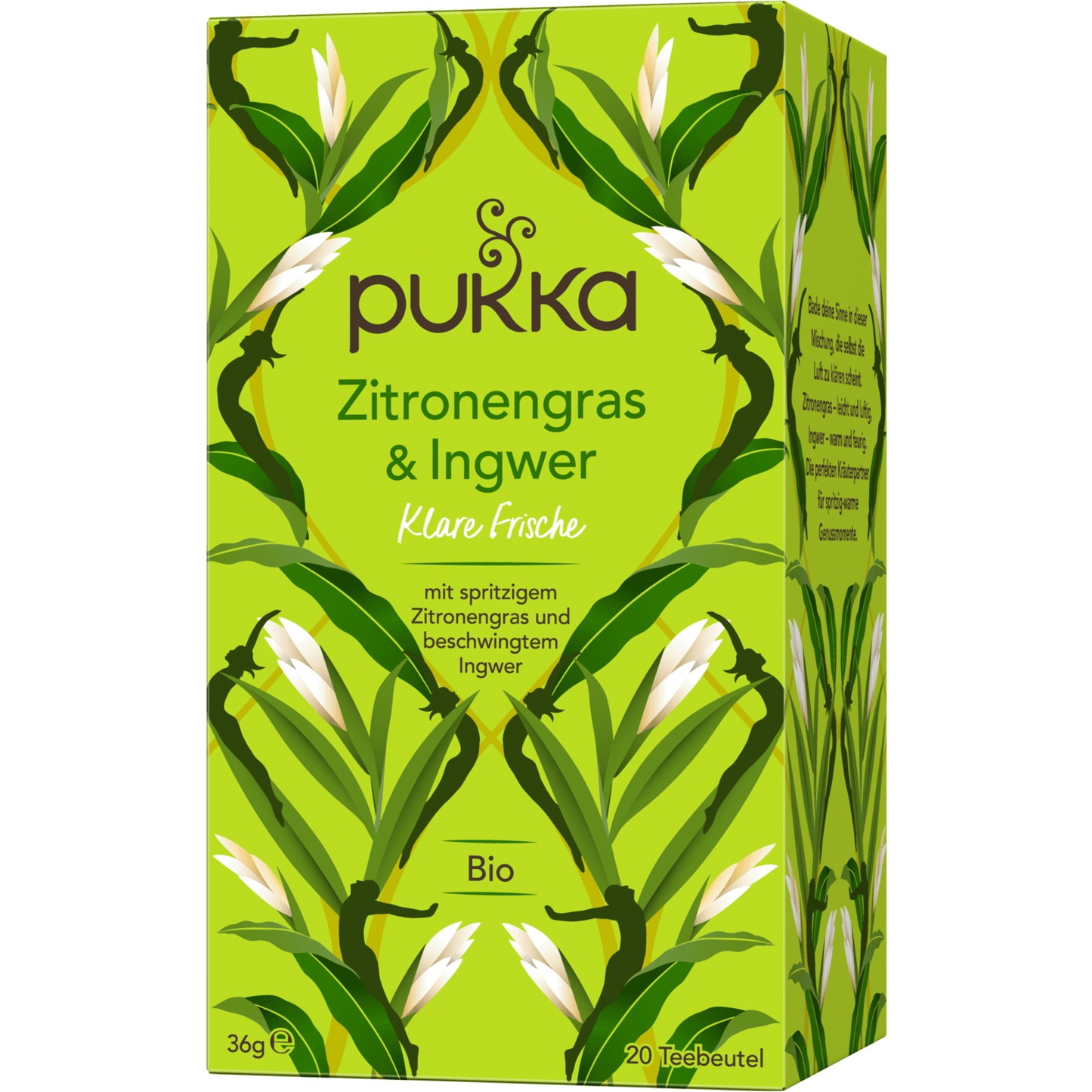 Pukka Bio Zitronengras & Ingwer Tee 36g, 20 Stück