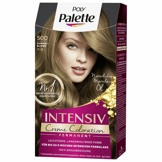 Poly Palette Intensiv-Creme-Coloration 500 Dunkelblond 115ml