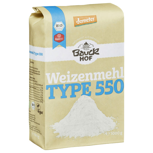 Bauckhof Bio Weizenmehl Type 550 1kg