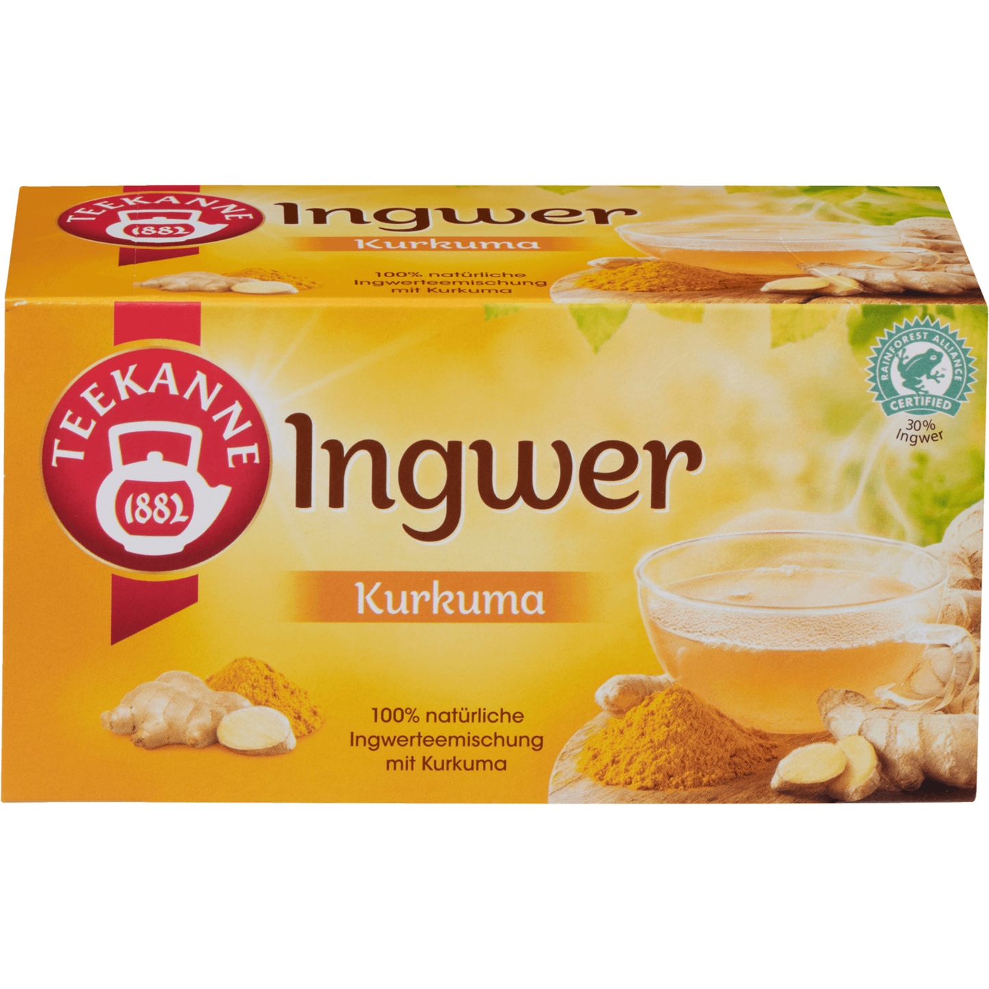 Teekanne Ingwer Kurkuma 32,4g, 18 Beutel