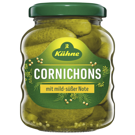 Kühne Süße Cornichons mild-süß 110g