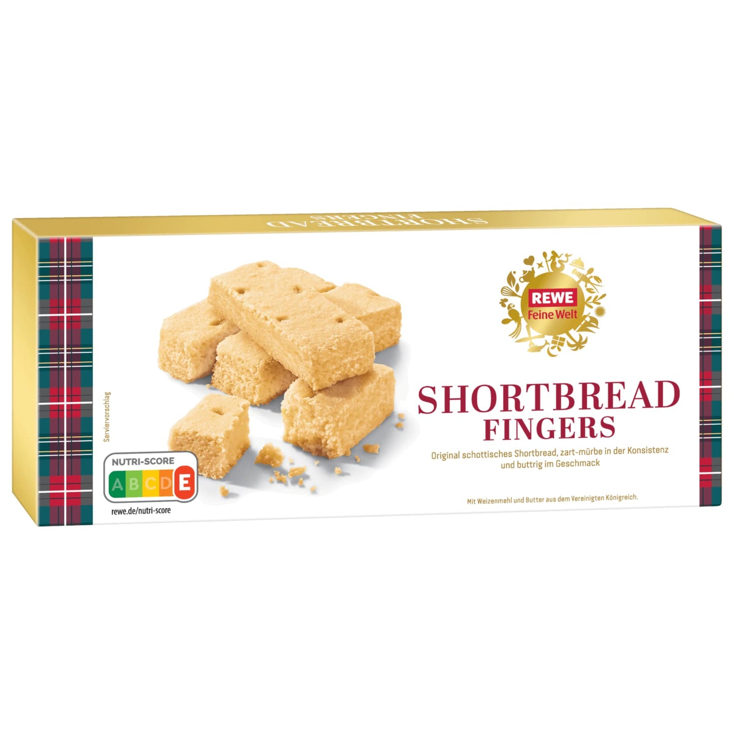 REWE Feine Welt Shortbread Fingers 150g