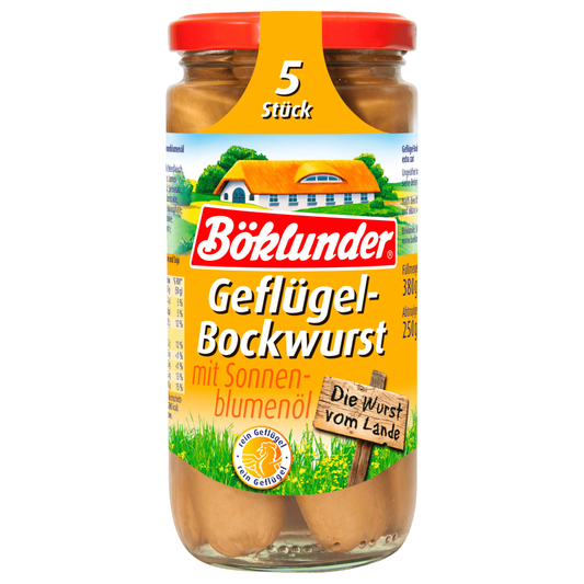 Böklunder Geflügel-Würstchen in Eigenhau...