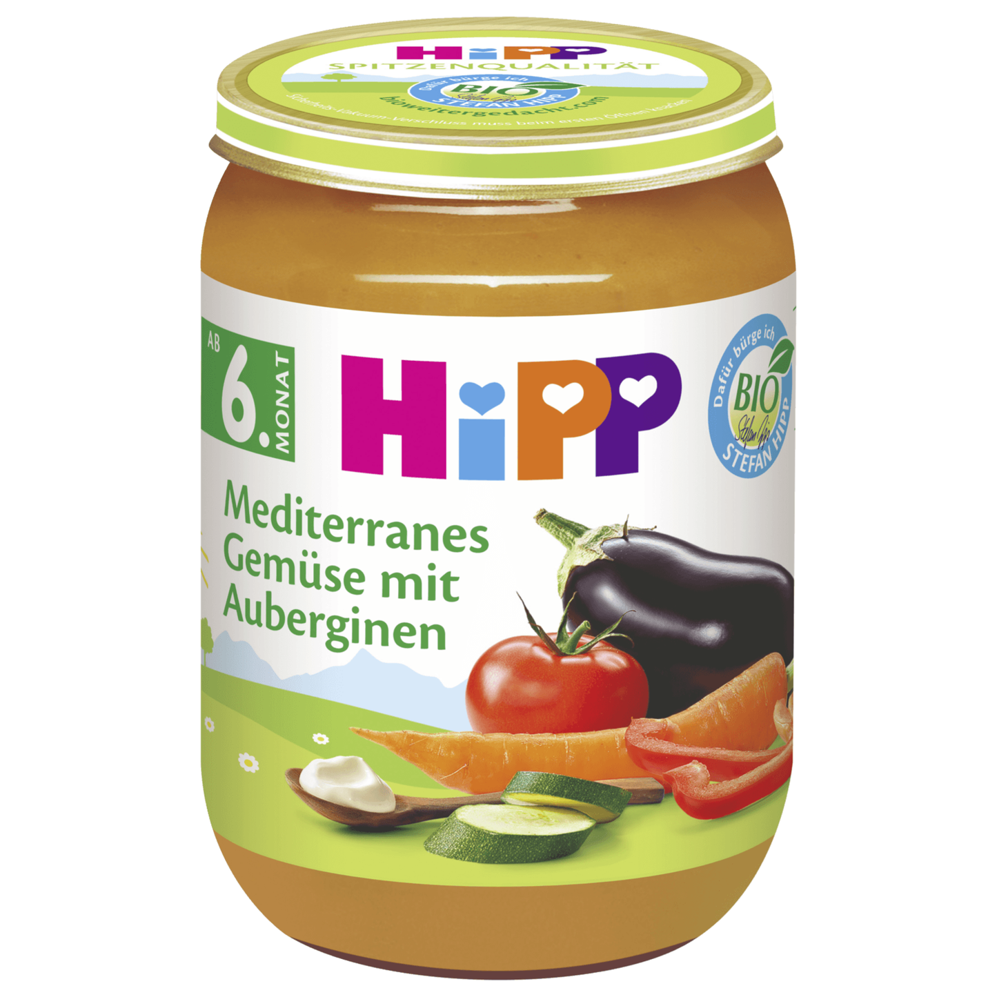 Hipp Mediteranes Bio Gemüse mit Aubergine 190g