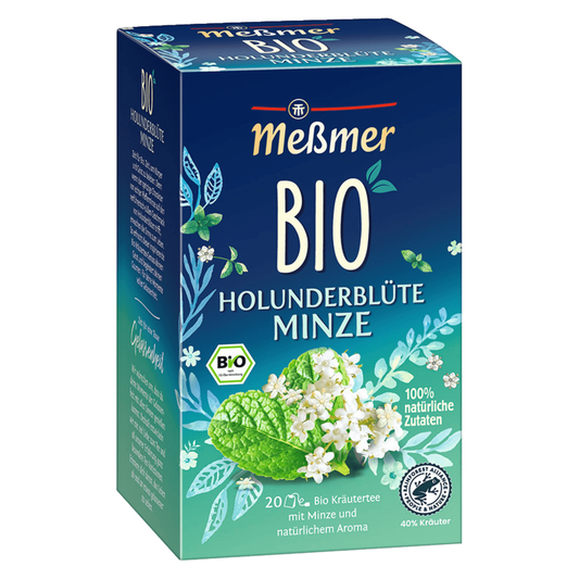 Meßmer Bio Holunderblüte Minze 20x2g, 40g