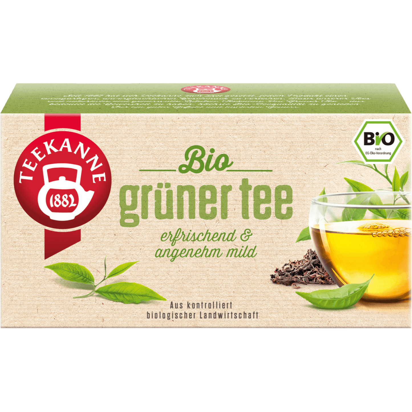 Teekanne Bio Grüner Tee 31,5g, 18 Beutel