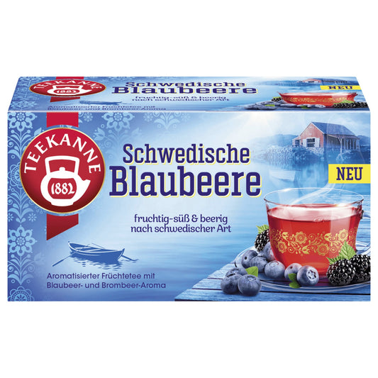 Teekanne Schwedische Blaubeere 45g, 20 Beutel