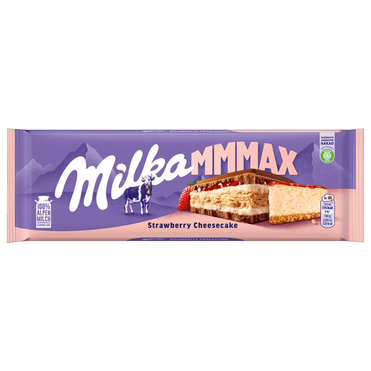 Milka Schokolade Strawberry Cheesecake 300g