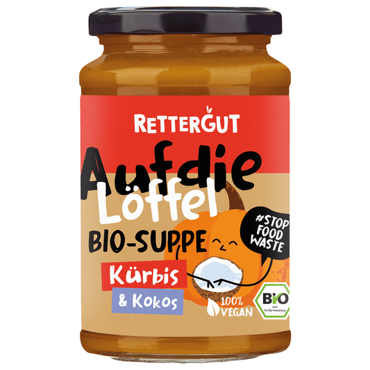 Rettergut Bio-Kürbissuppe mit Kokos...