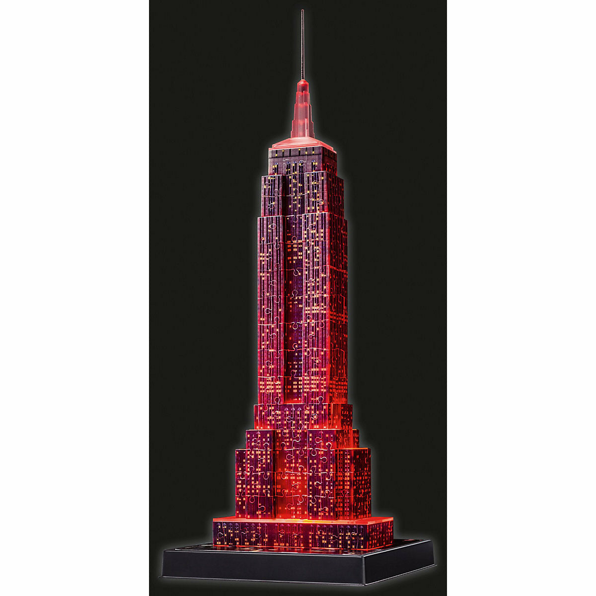 Ravensburger 3D-Puzzle Night mit LED, H49 cm, 216 Teile, Empire State Building bei Nacht