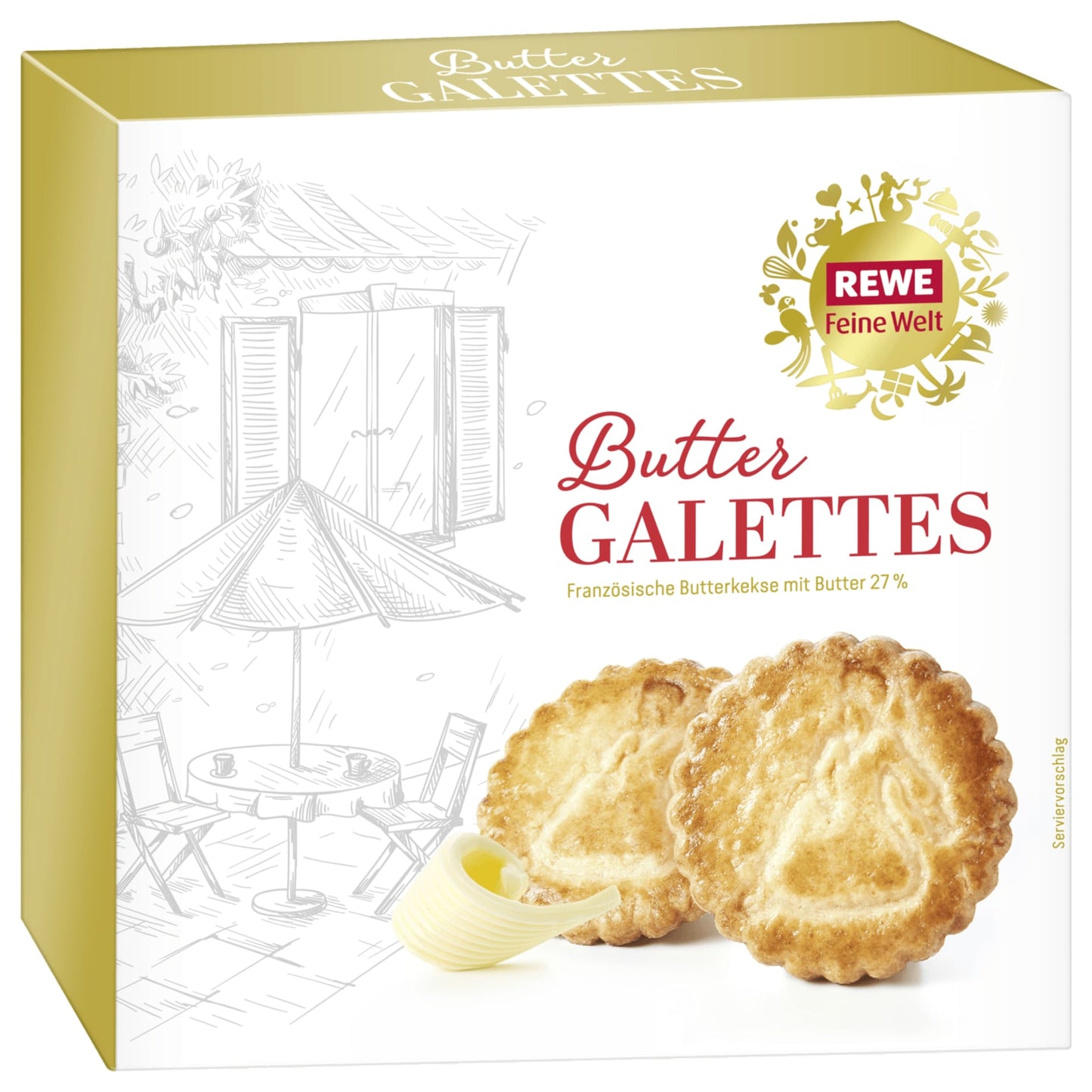 REWE Feine Welt Butter Galettes 150g