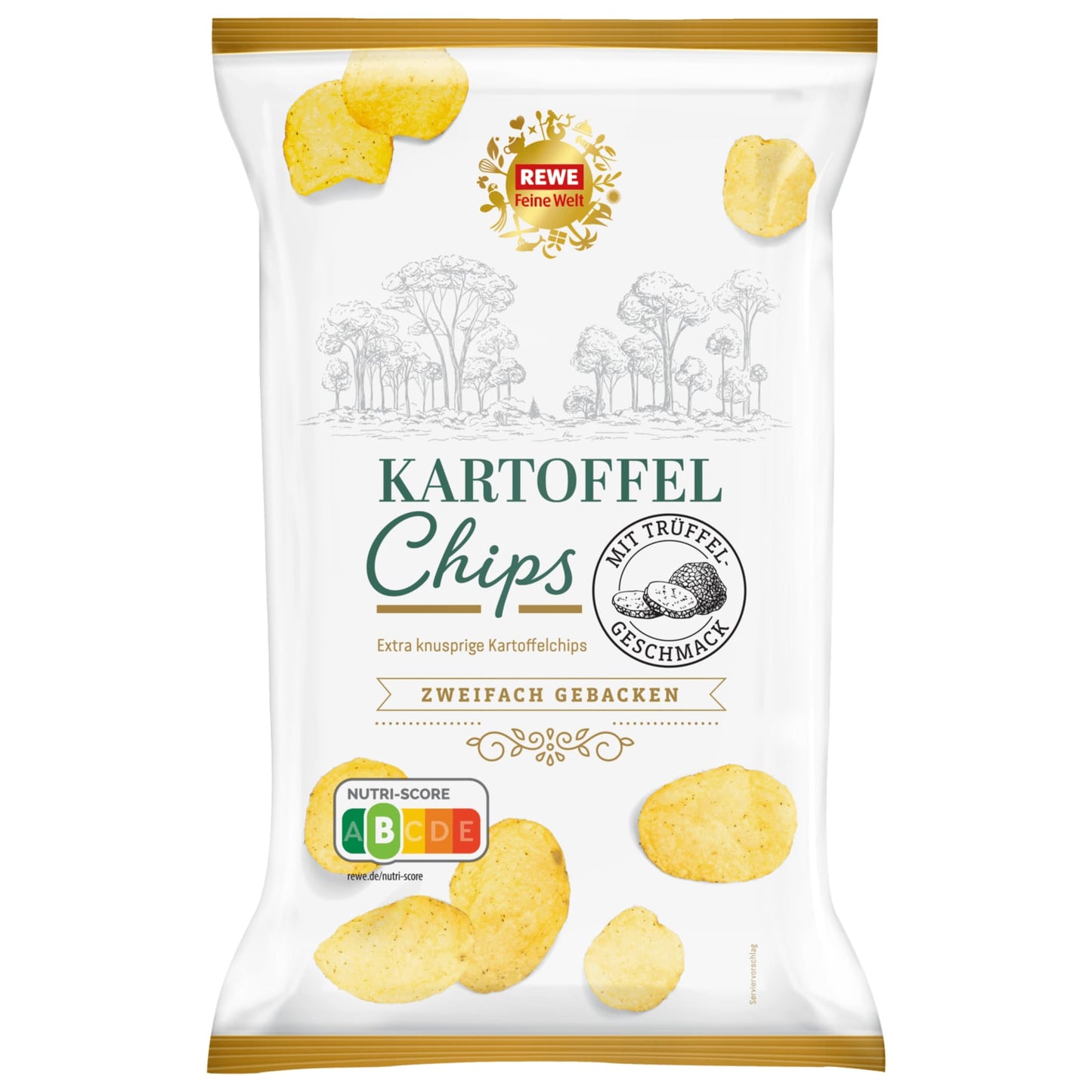 REWE Feine Welt Kartoffelchips mit Trüffelgeschmack