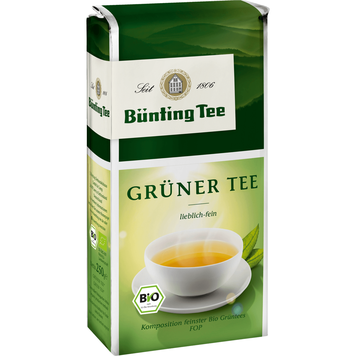 Bünting Tee Bio Grüner Tee 250g