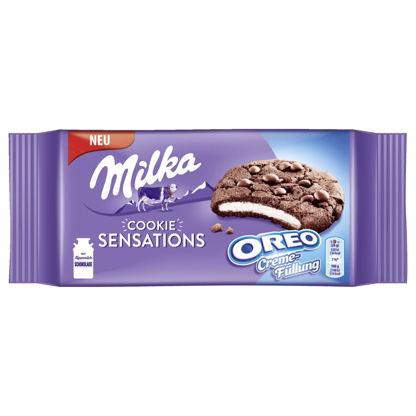 Milka Cookie Sensations Oreo 156g