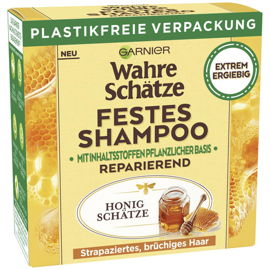 Garnier Wahre Schätze Festes Shampoo Honig Schätze 60g