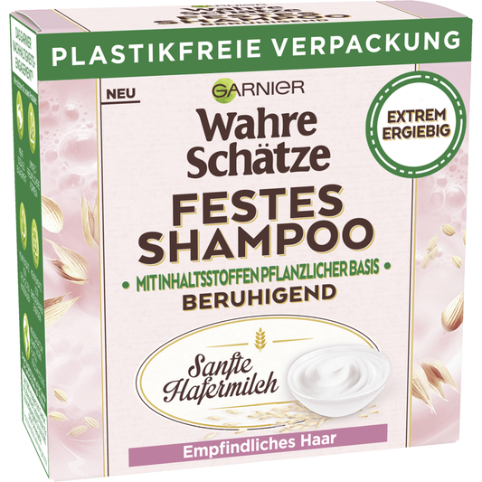 Garnier Wahre Schätze Festes Shampoo Sanfte Hafermilch 60g