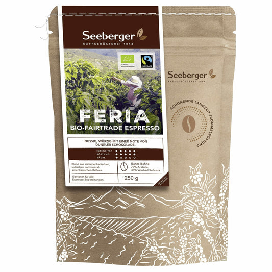 Seeberger Bio Espresso Feria Bohne 250g