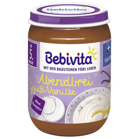 Bebivita Abendbrei Grieß-Vanille 190g