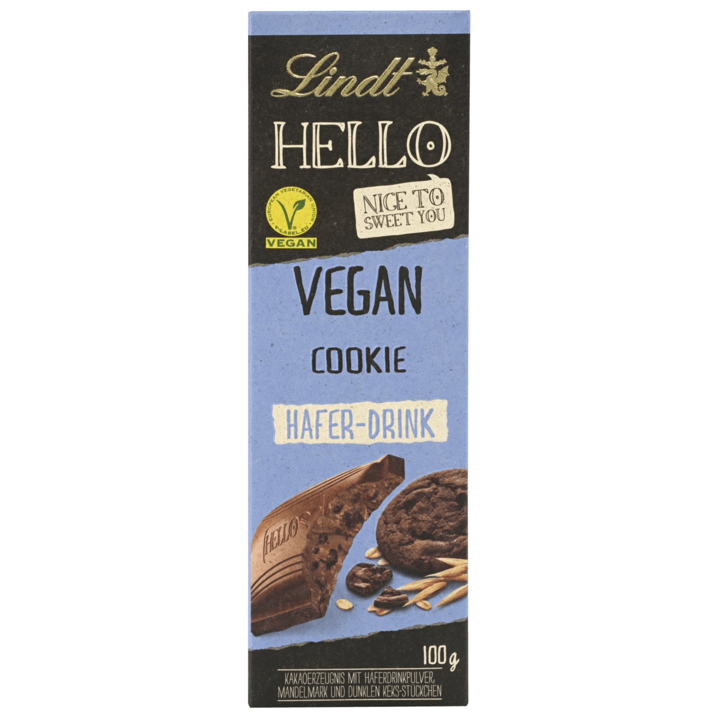 Lindt Hello Schokolade Vegan Cookies 100g