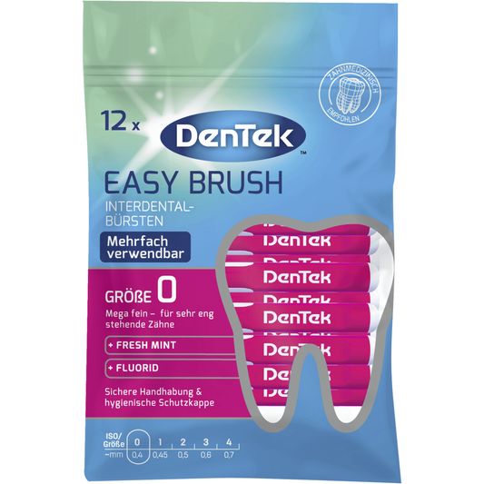 Dentek Interdental-Bürsten Easy Brush Gr.0 12 Stück