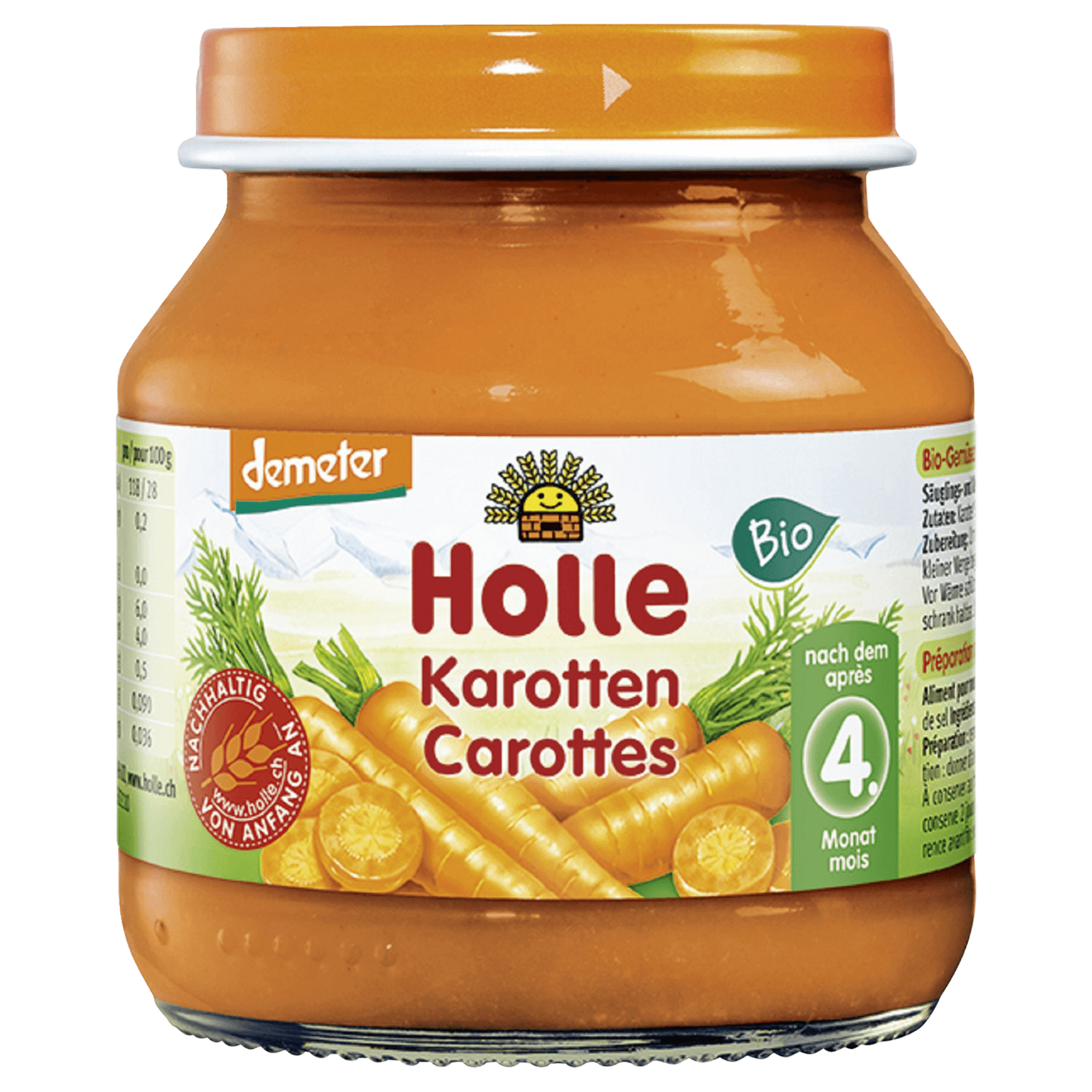 Holle Bio Demeter Karotten nach dem 4. Monat 125g