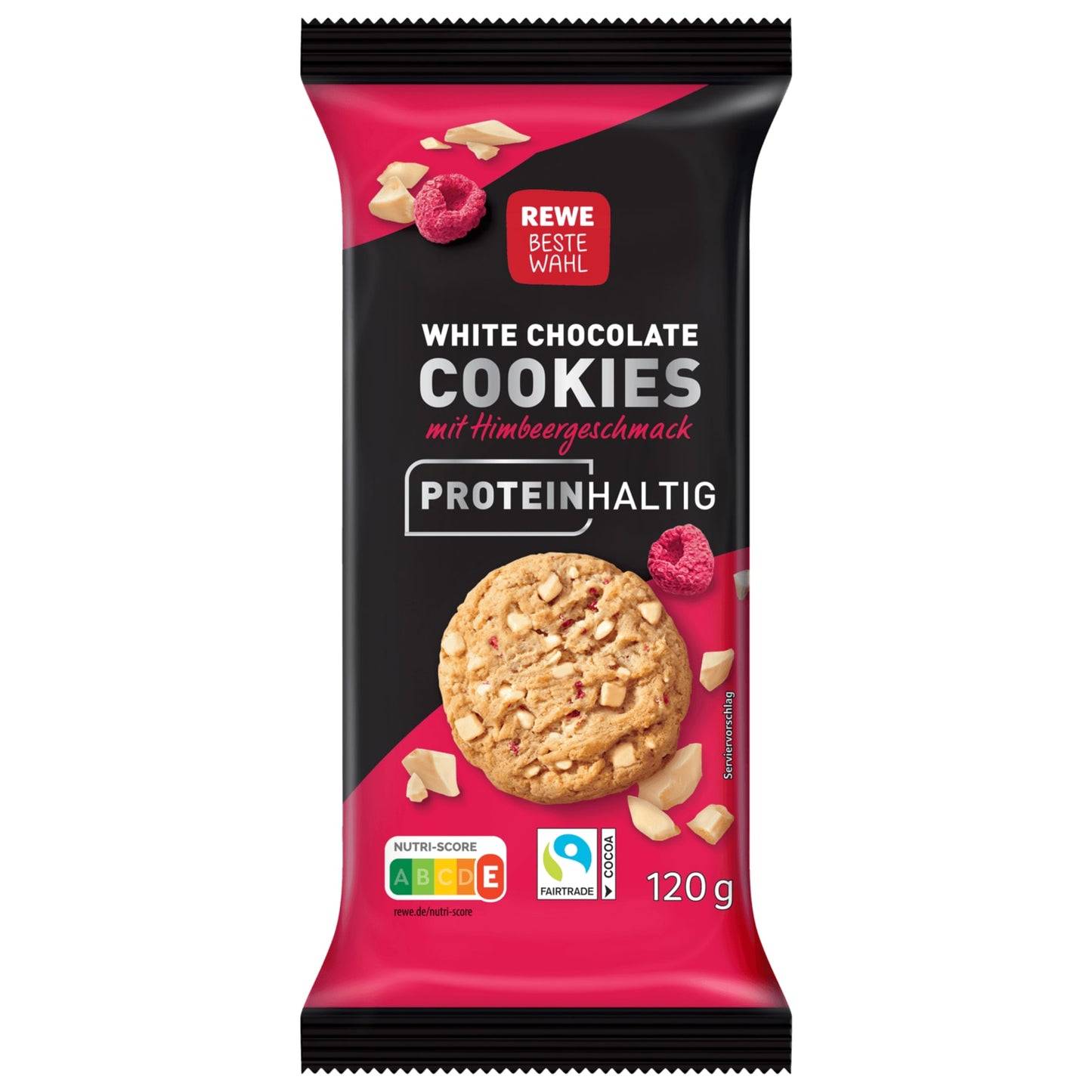 REWE Beste Wahl White Chocolate Cookies 120g