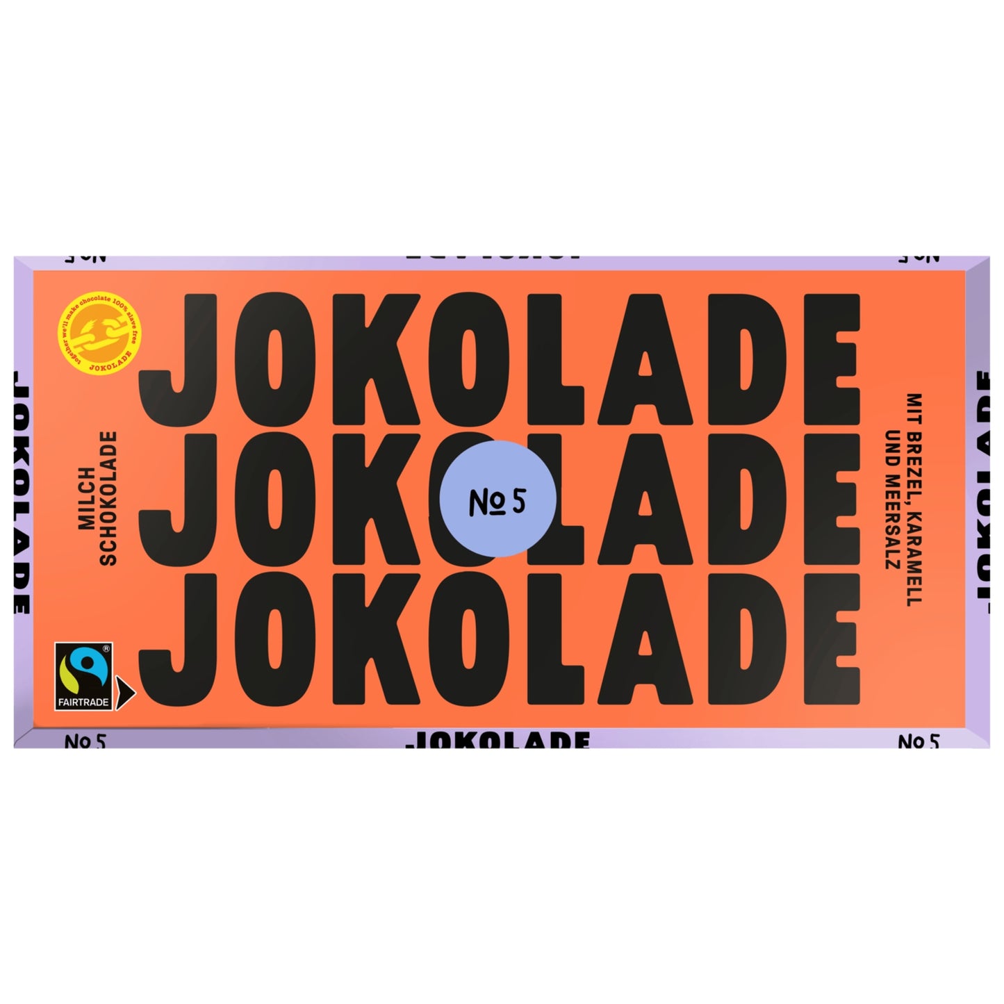 JOKOLADE N°5 Milchschokolade Brezel, Karamell & Meersalz 150g