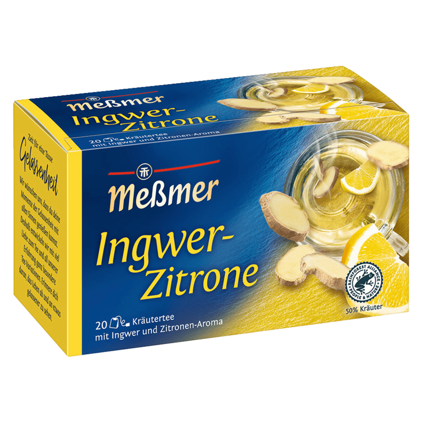 Meßmer Ingwer-Zitrone 40g, 20 Beutel