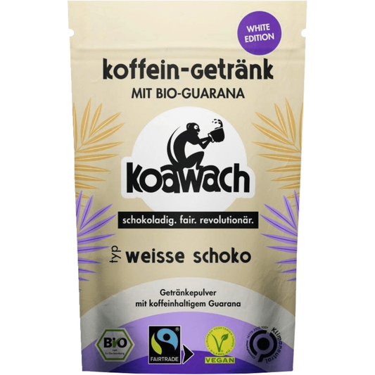 Koawach 유기농 카페인 드링크 화이트 초콜릿 100g