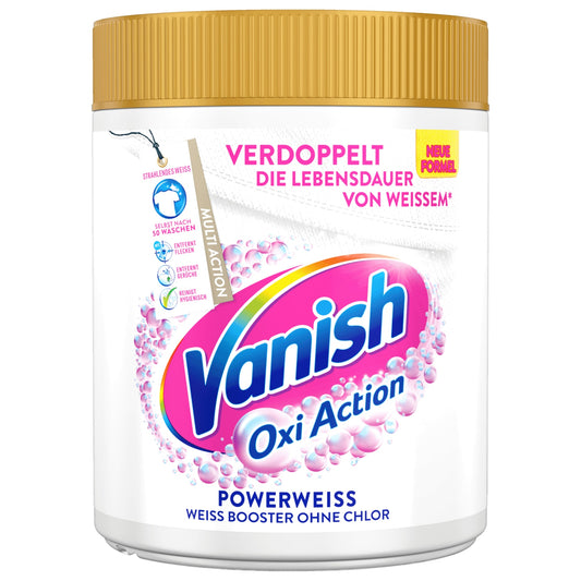 Vanish Oxi Action Fleckenentferner Pulver Powerweiss 550g