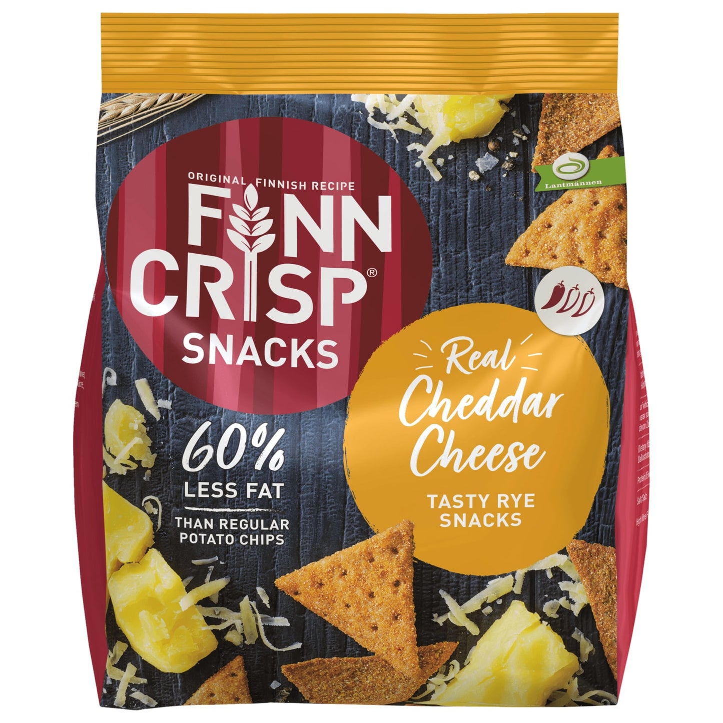 Finn Crisp Snacks Real Cheddar Cheese Tasty...